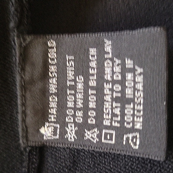 C'est City large black sweater shell with embroidered paisley orange blue white - Picture 5 of 5